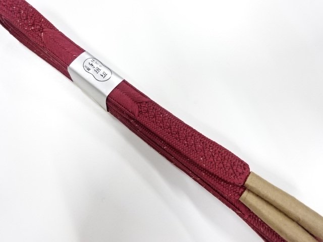 未使用品　正絹　手組帯締め
